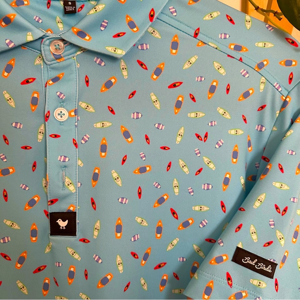 Bad Birdie Dock Solid Polo View 3